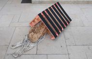 Installationsdetail, O.T., Holz, Acryl und Silikon, Maße variabel